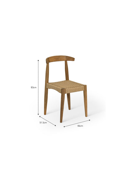Hawthorne Dining Chair Set of 2 Natural