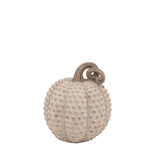 Resin Pumpkin Natural