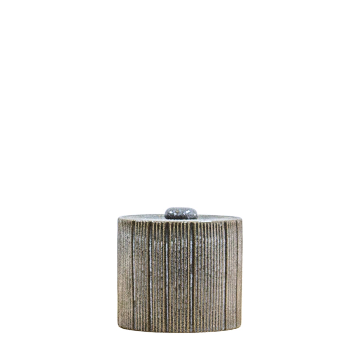 Glaze Jar Grey Medium