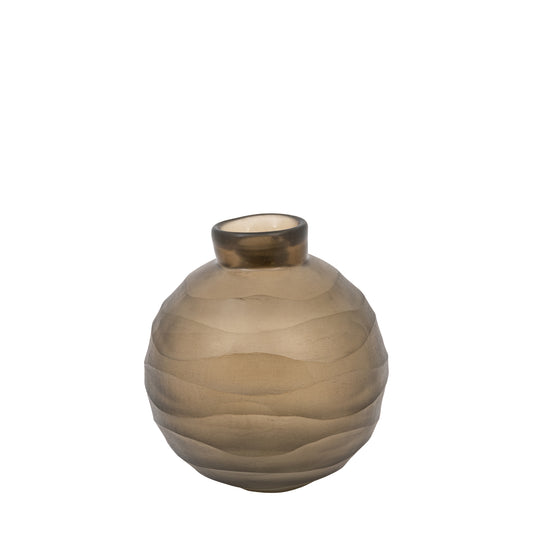 Ripple Smoke Vase Small