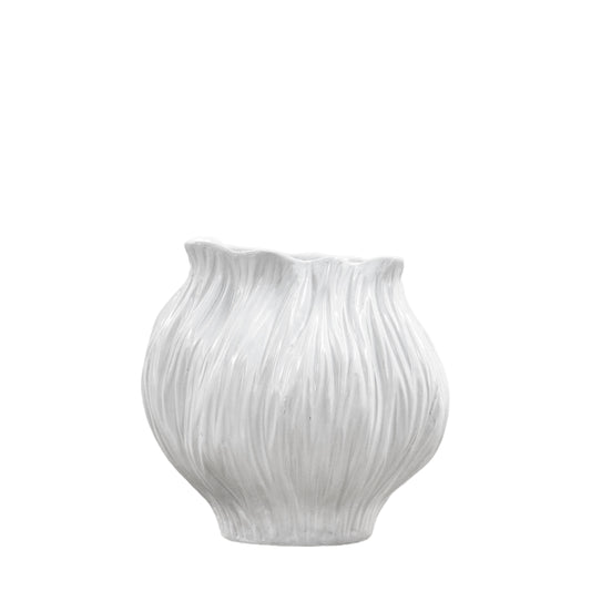 Clifton Vase White Medium