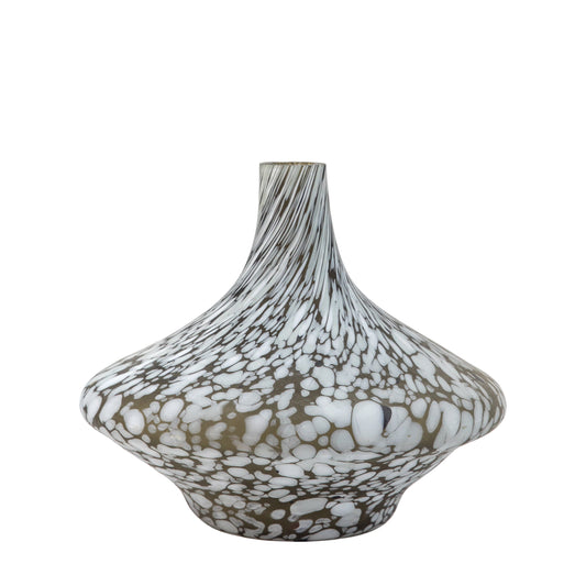 Muro Mottled Glass Vase Large