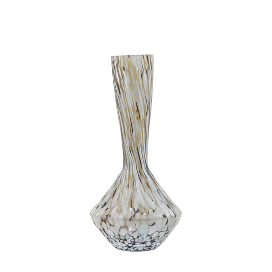 Muro Mottled Glass Vase Medium