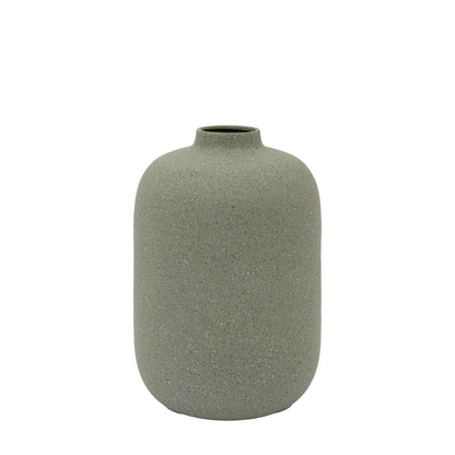 Samphire Cast Metal vase Olive Large