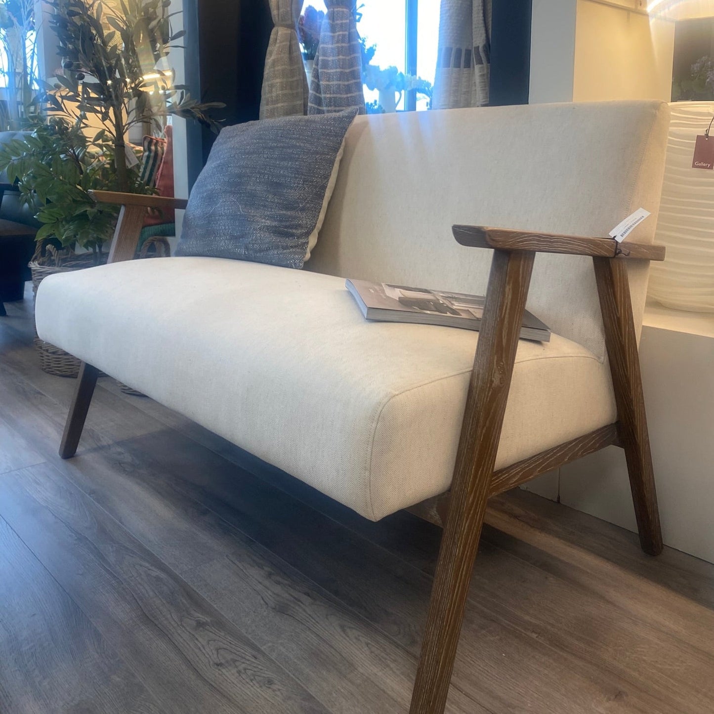 Newton 2 Seater Sofa Natural Linen