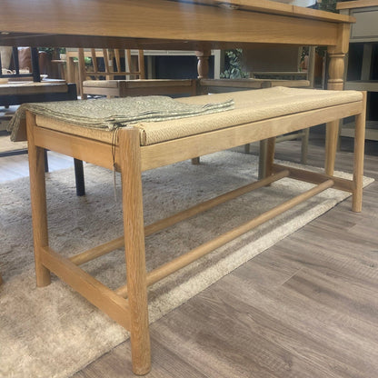 Farmhouse Rope Bench
