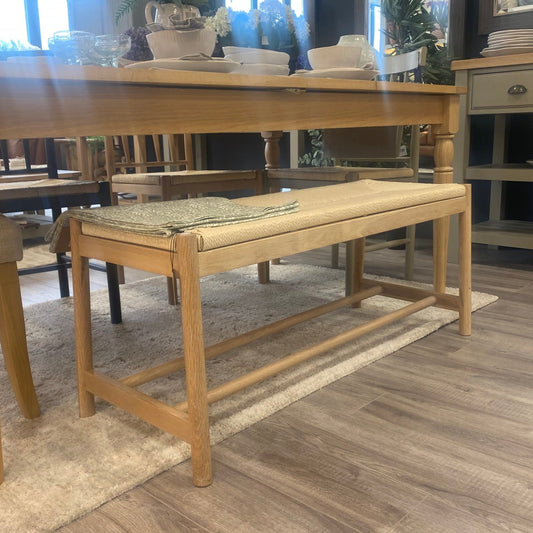 Farmhouse Rope Bench