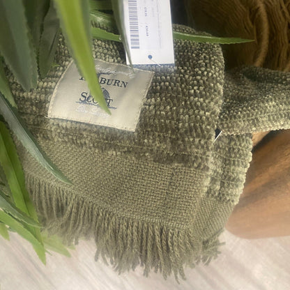 Dunmor Chenille Throw Green