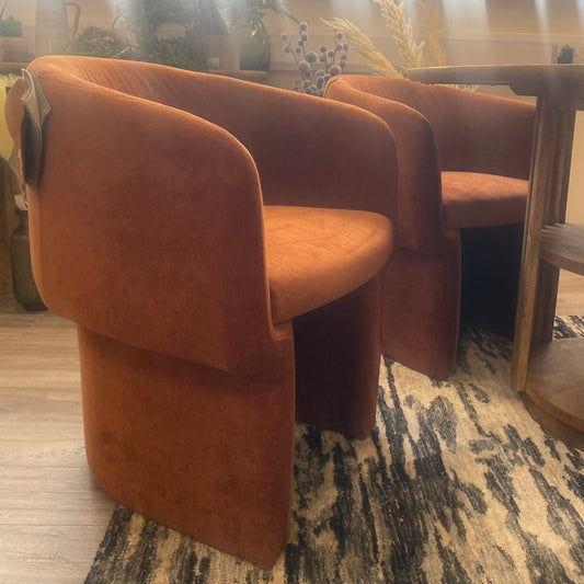 Foxhole Dining Chair Rust