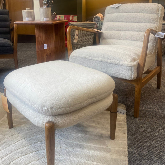 Darcie Footstool Sheepskin