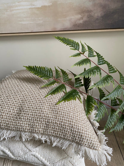 Maddie Woven Cushion Natural