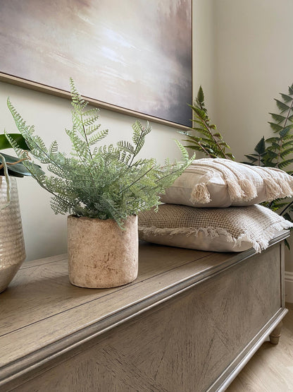 Potted Faux Fern