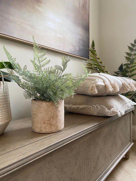 Potted Faux Fern