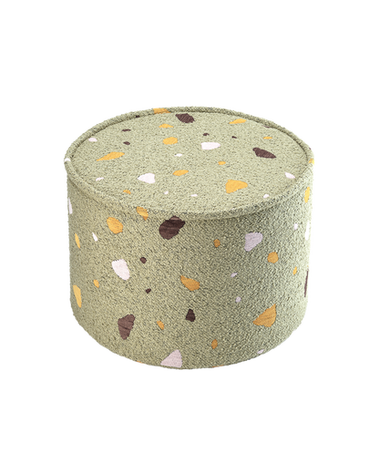 Wigiwama Terrazzo Pouffe - Green