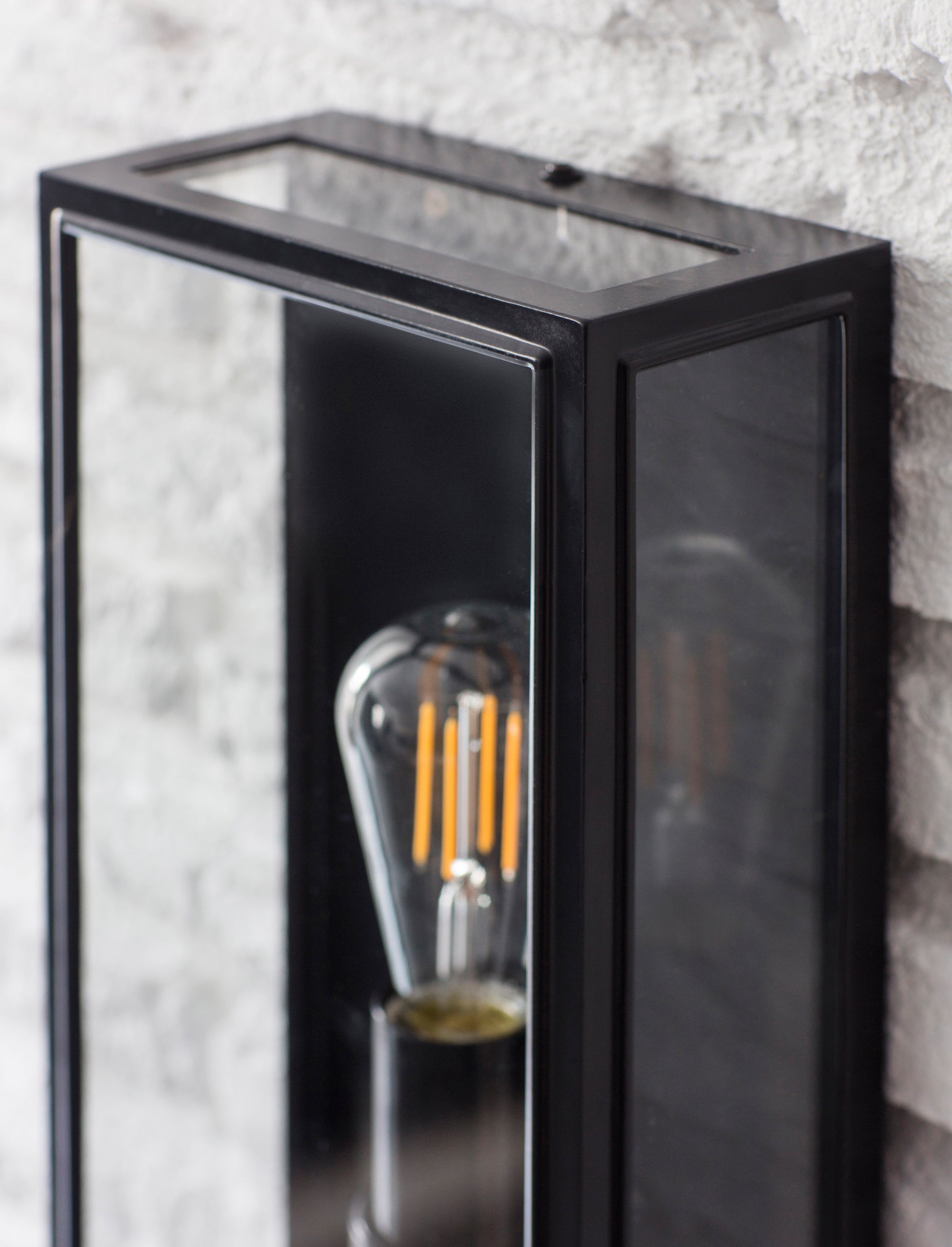 Belgrave Outdoor Lantern Tall Carbon - Wall Lights - Garden Trading -