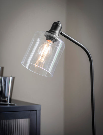 Hoxton Cylinder Floor Lamp Black