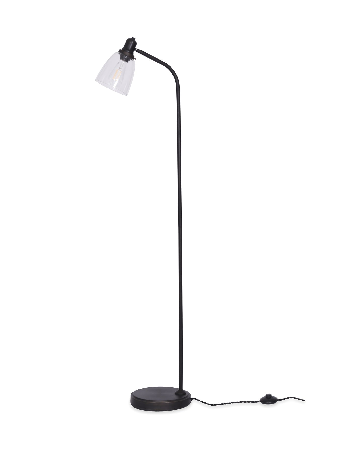 Hoxton Dome Floor Lamp Antique Bronze - Floor Lights - Garden Trading -