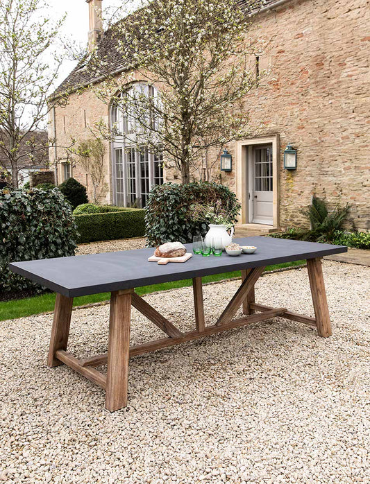 Chilford Dining Table Large Grey