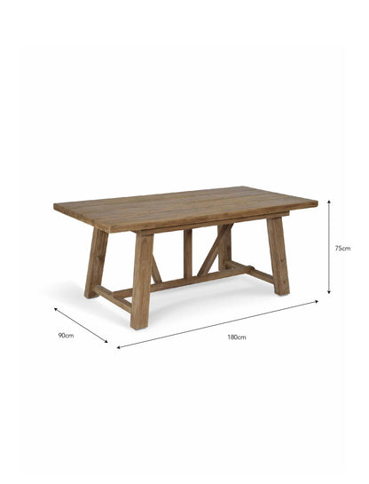 Chilford Solid Wood Dining Table Small