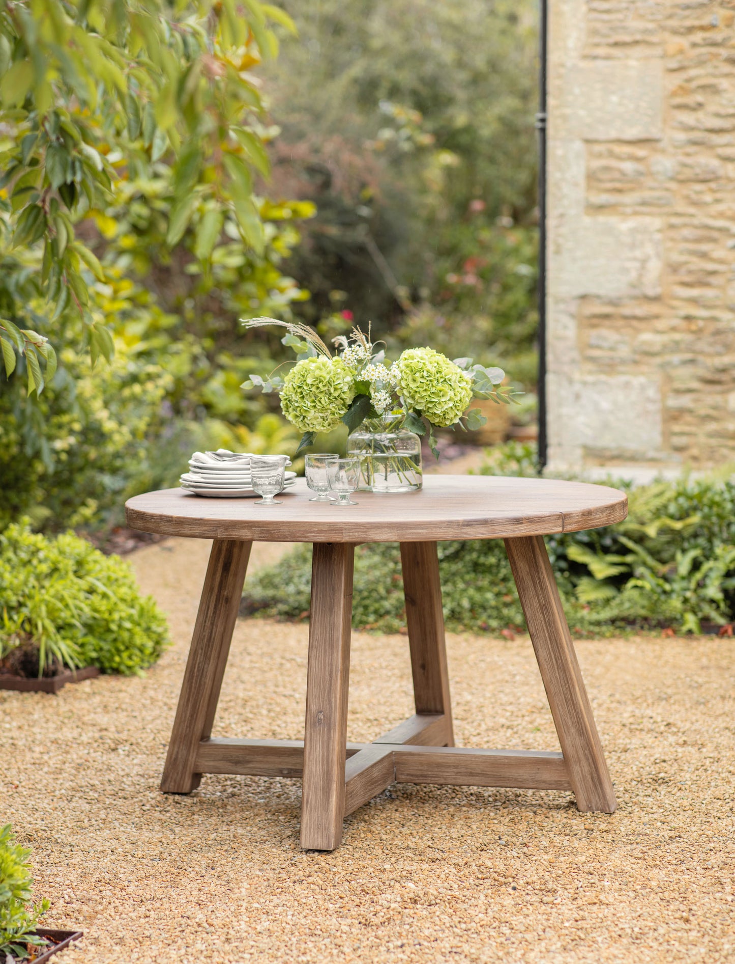 Chilford Solid Wood Round Dining Table Natural