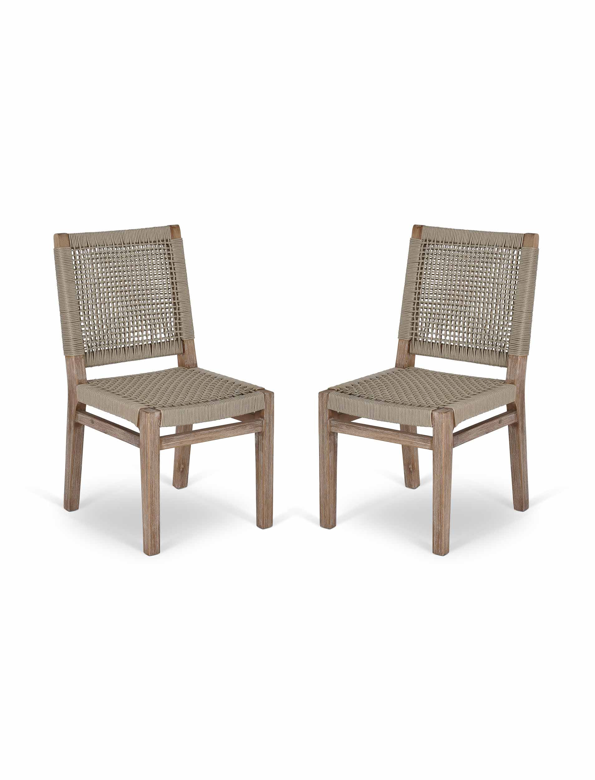 Chilford Dining Chairs Set of 2 - Chairs & Loungers - Garden Trading -