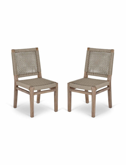 Chilford Dining Chairs Set of 2 - Chairs & Loungers - Garden Trading -
