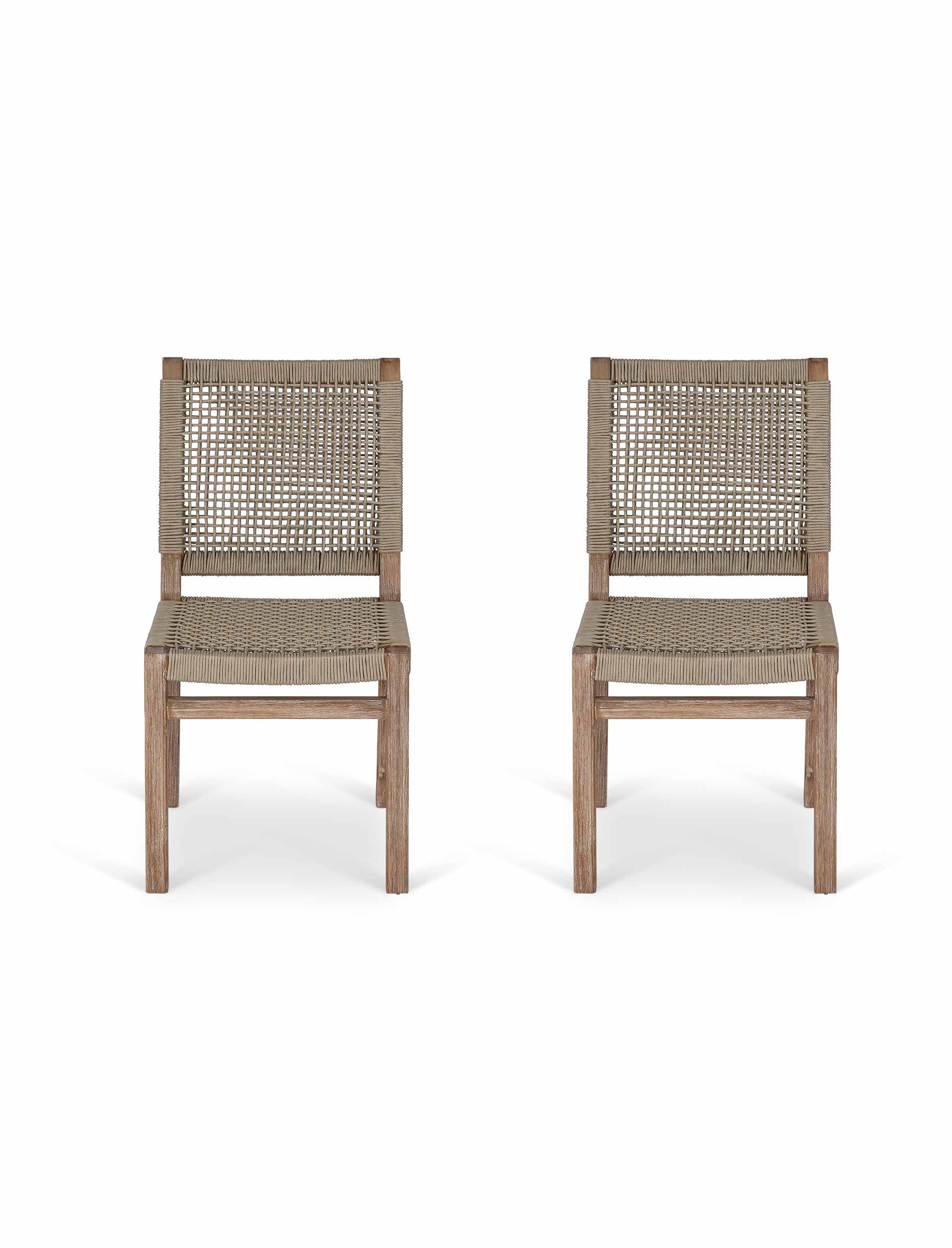 Chilford Dining Chairs Set of 2 - Chairs & Loungers - Garden Trading -