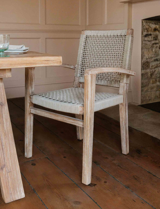 Chilford Carver Dining Chairs Set of 2 - Chairs & Loungers - Garden Trading -