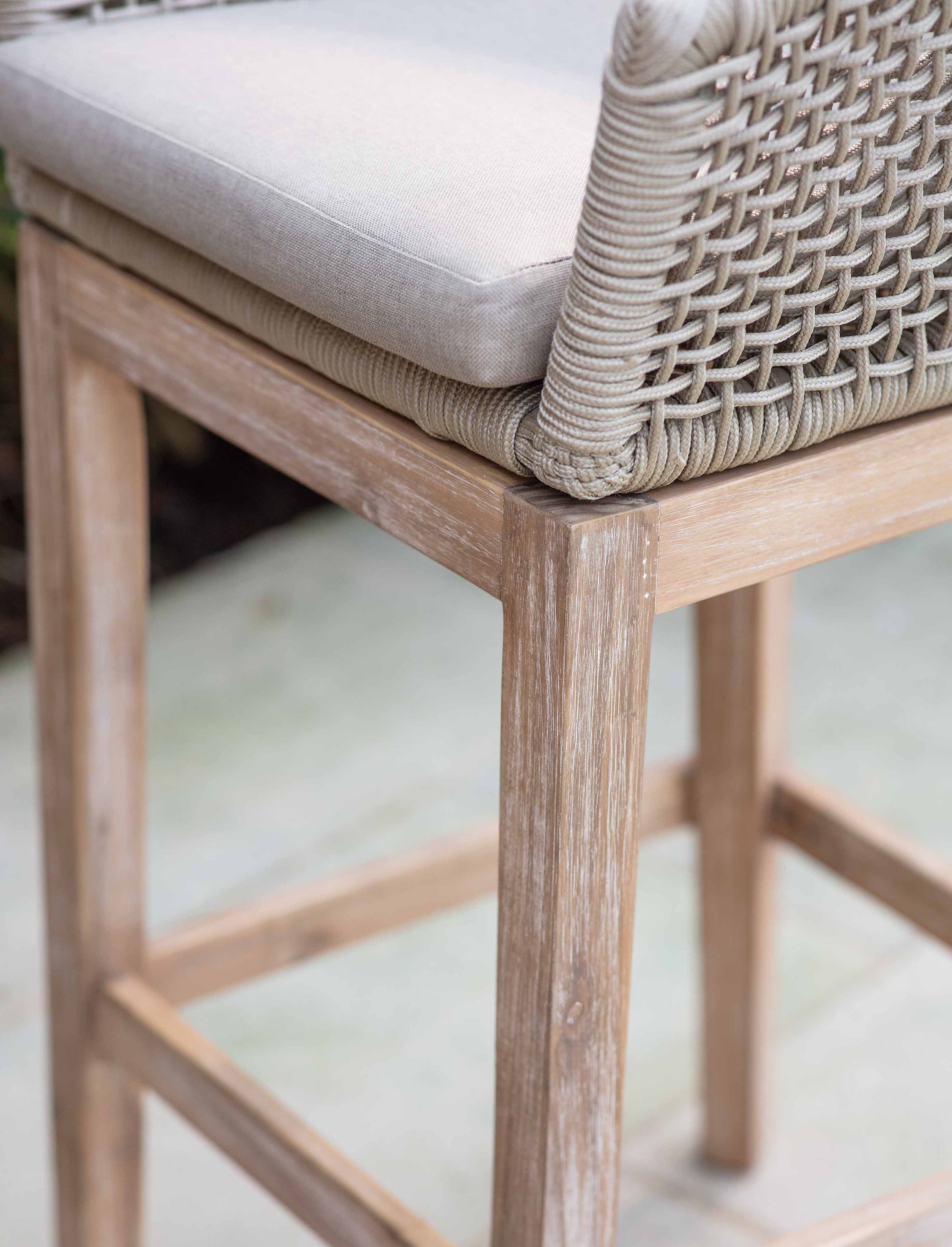 Lynton Bar Stool Set of 2 Grey - Bar Tables & Sets - Garden Trading -