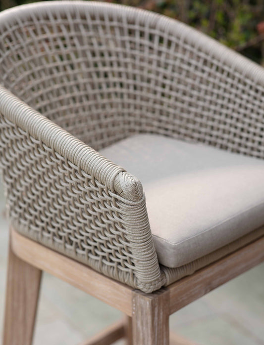 Lynton Bar Stool Set of 2 Grey