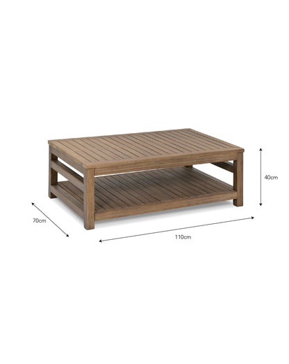 Sandridge Rectangular Coffee Table Natural - Sofas & Sets - Garden Trading -