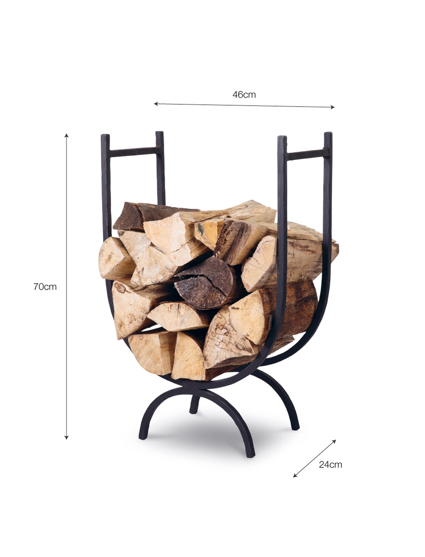 Classic Log Holder Large - Log Storage & Baskets - Garden Trading -