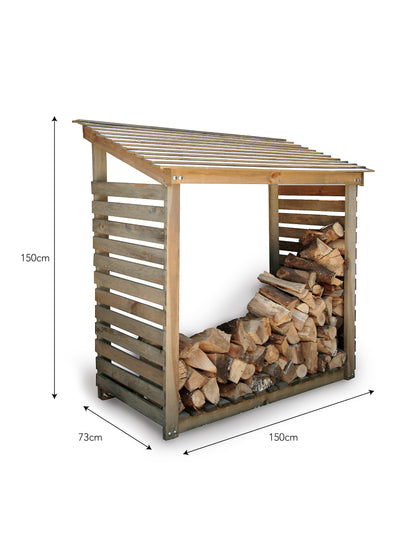 Aldsworth Log Store Wide