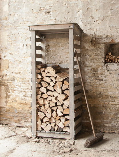 Aldsworth Log Store Tall - Bin & Log Stores - Garden Trading -