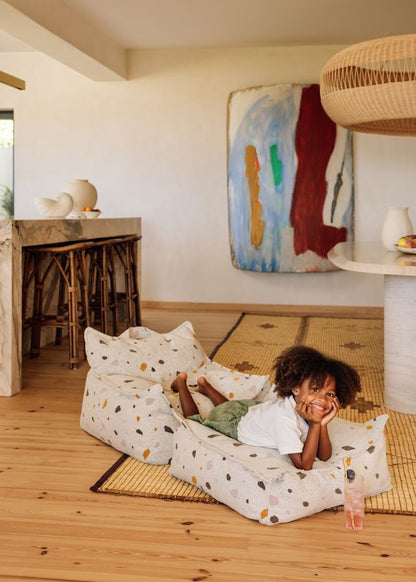 Terrazzo Marble Beanbag Chair