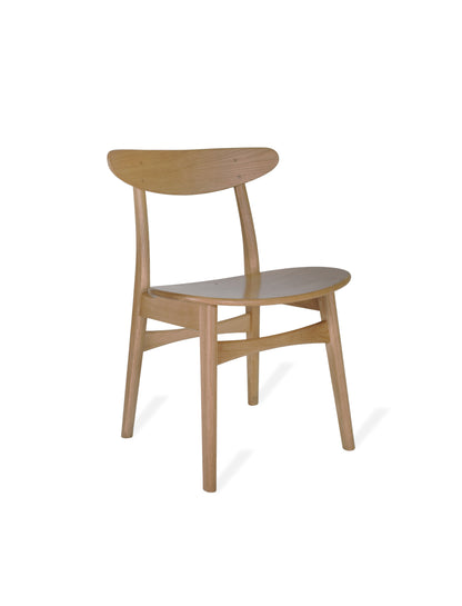 Longcot Dining Chairs Set of 2 Natural - Dining Chairs & Benches - Garden Trading -