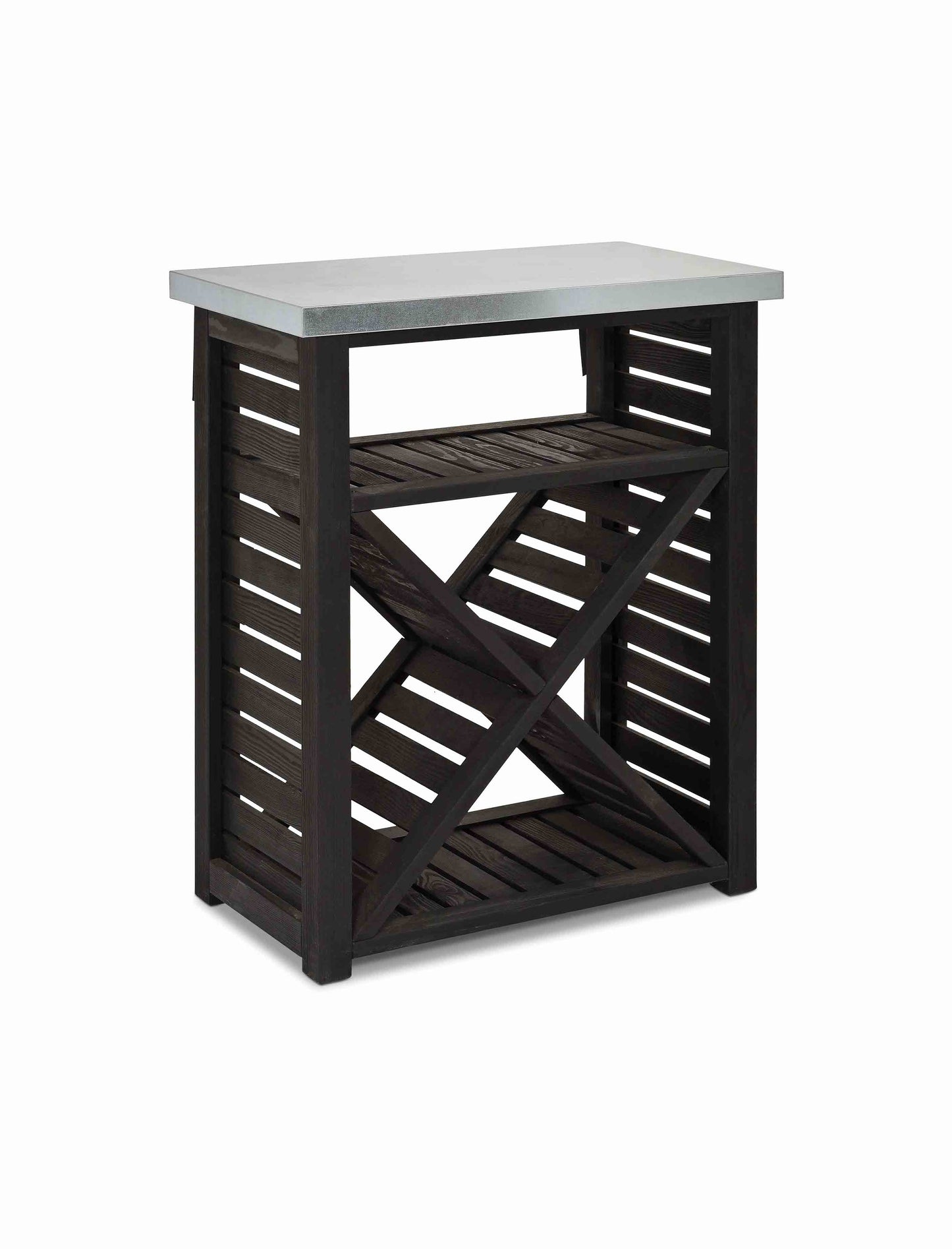 Moreton Cross Log Store Small Black - Bin & Log Stores - Garden Trading -