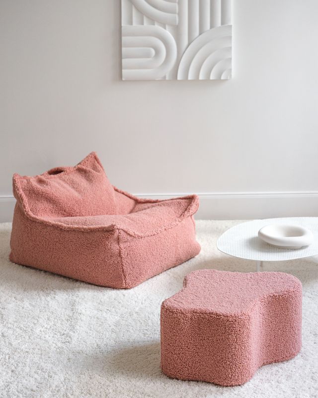 Guava Pink Beanbag Chair