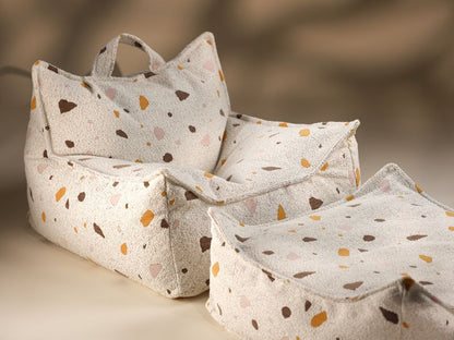 Terrazzo Marble Beanbag Chair