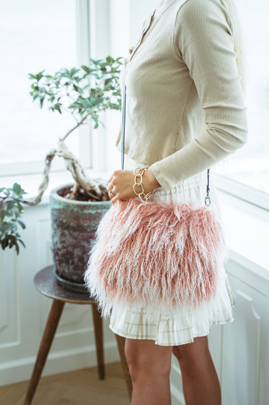 Jasmin Muff Bag Cherry Blossom Snow Top