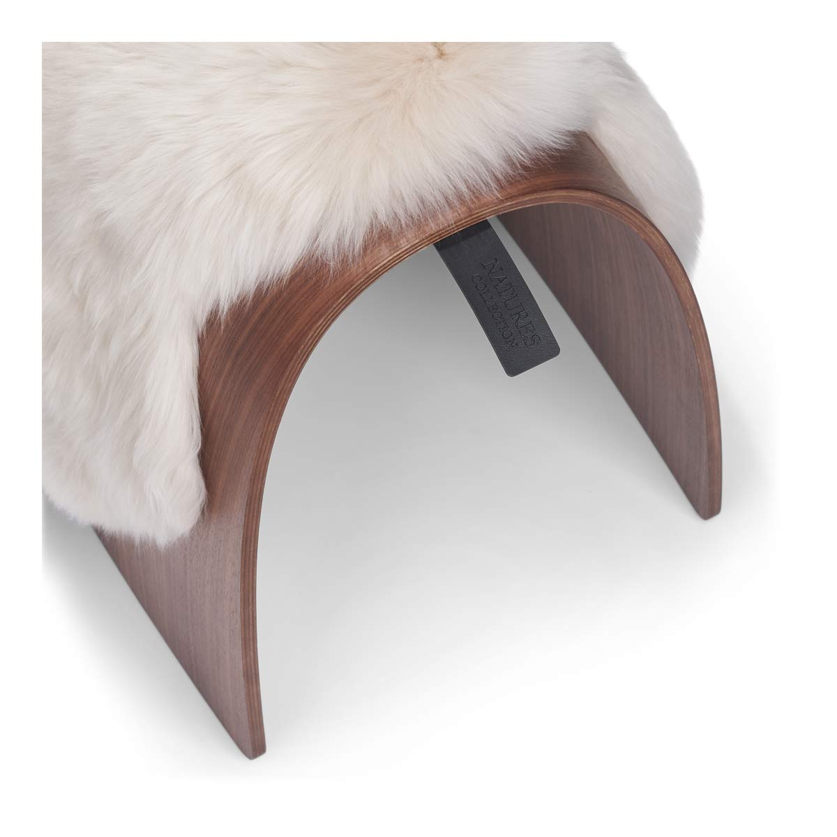 Sheep Stool Cover Long Wool Linen Medium