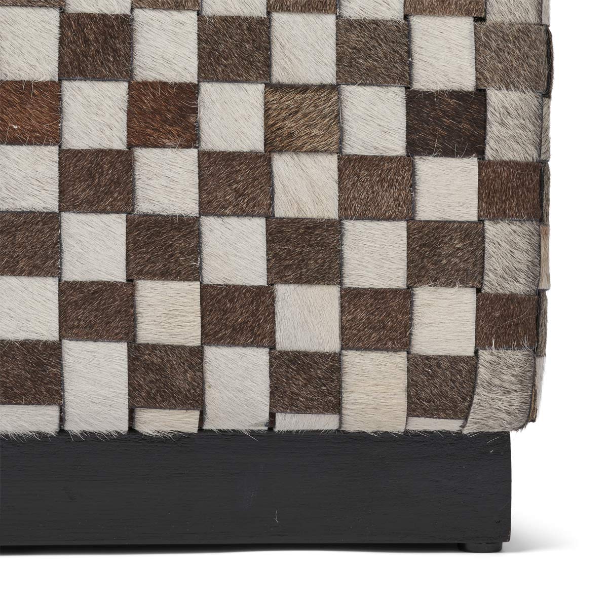 Cow Hide Stool Large