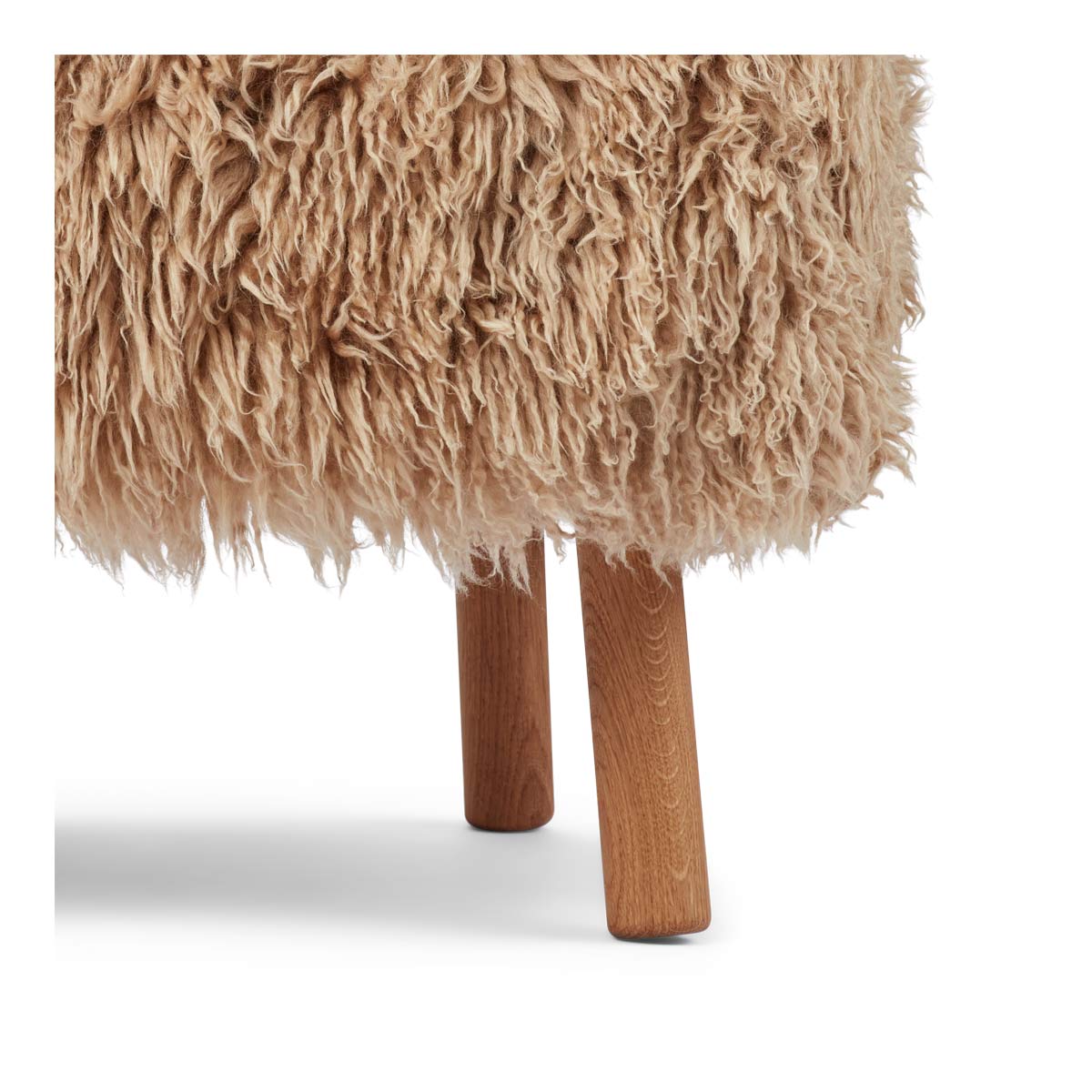 Emily Foot Stool Honey Oak Legs