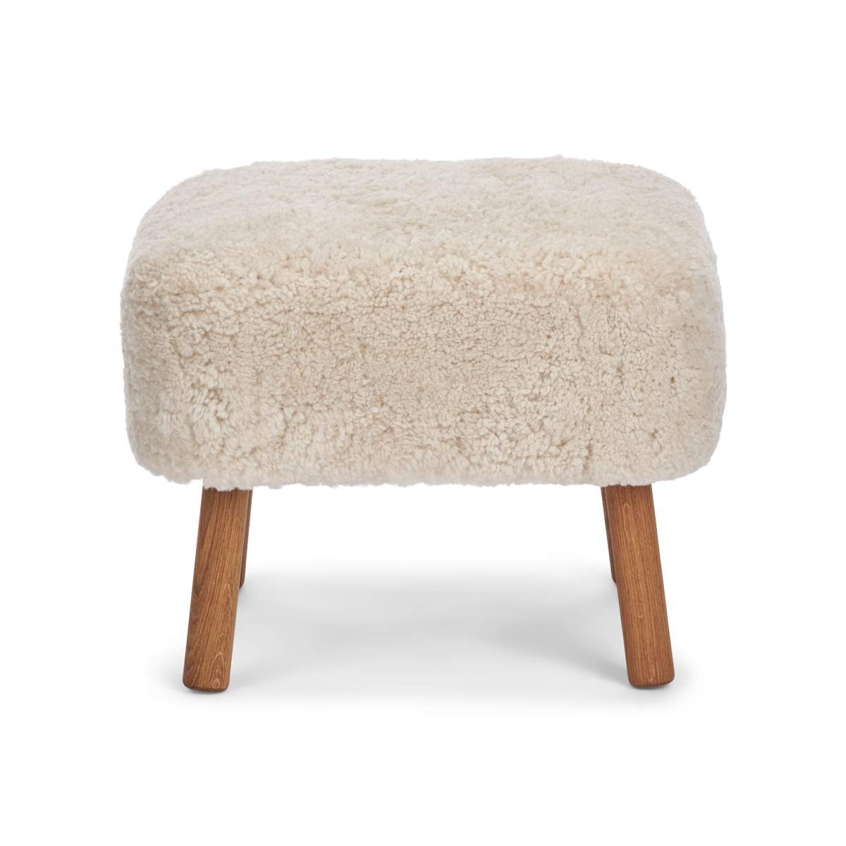 Emily Foot Stool Pearl Oak Legs