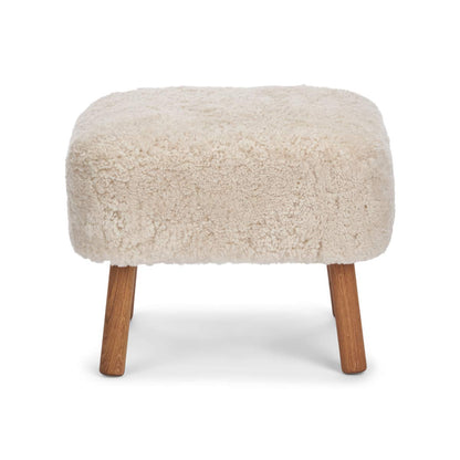 Emily Foot Stool Pearl Oak Legs
