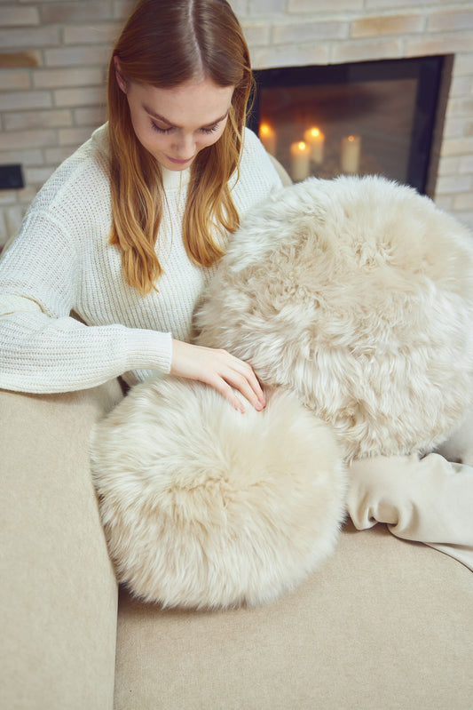 Angelite Cushion Linen Small