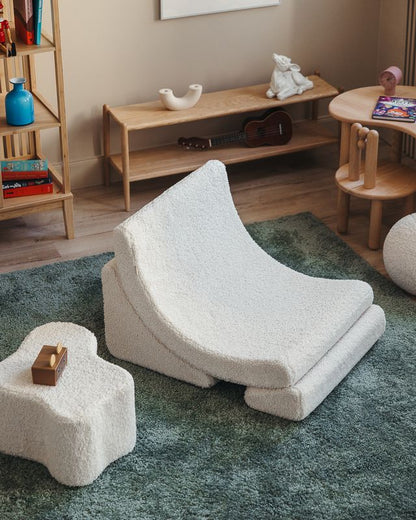 Cream White Moon Chair