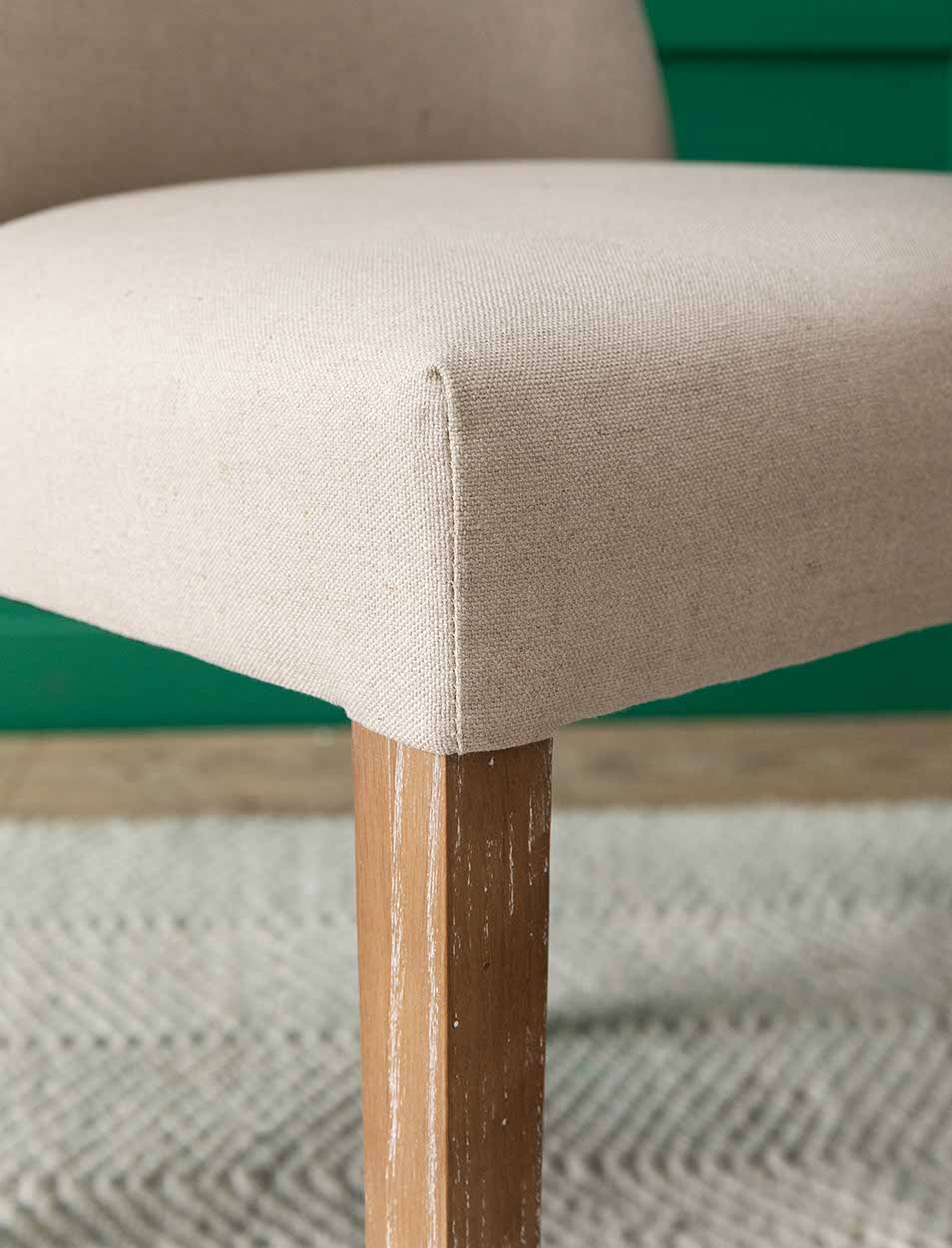 Wraysbury Dining Chair Set of 2 Natural - Dining Chairs & Benches - Garden Trading -