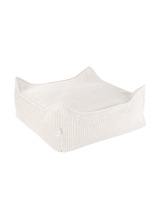 Wigiwama Square Ottoman - White
