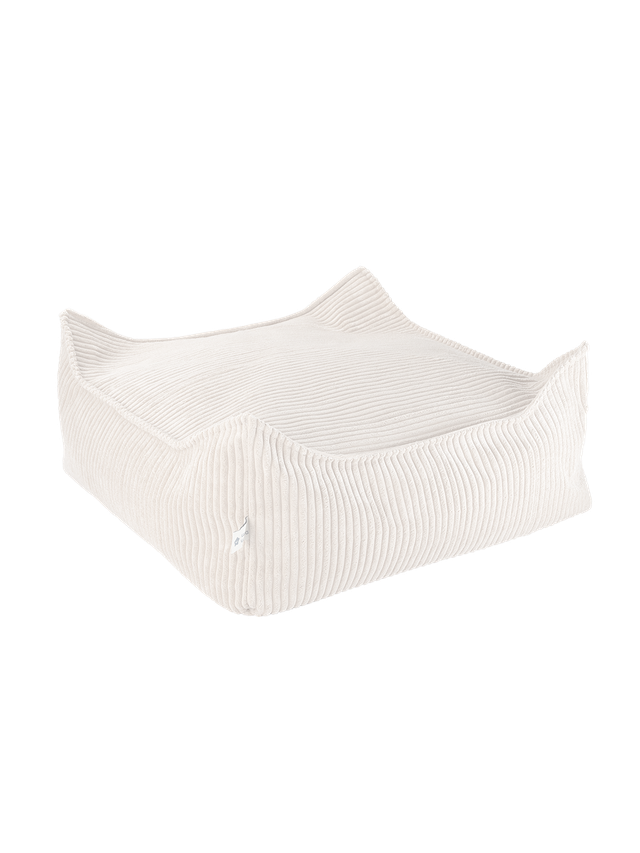 Wigiwama Square Ottoman - White